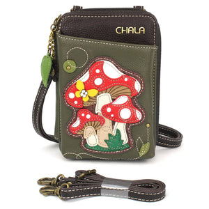 Chala Wallet Crossbody Mushroom Olive