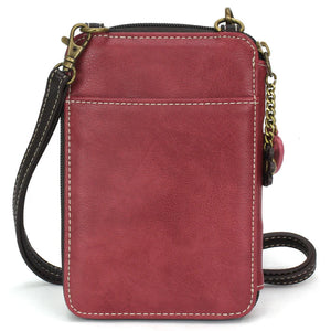 Chala Wallet Crossbody Spotted Pink Pig Berry