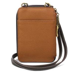 Chala Wallet Crossbody Pawprint Brown