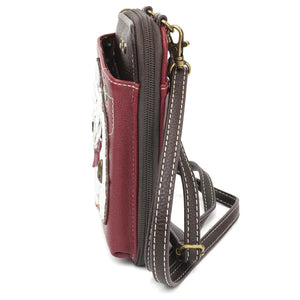 Chala Wallet Crossbody Westie Maroon