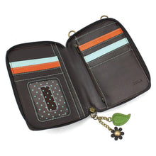 Load image into Gallery viewer, Chala Wallet Crossbody Owl A Taupe
