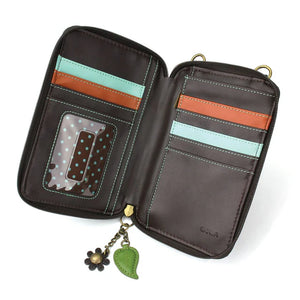 Chala Wallet Crossbody Sunflower Black