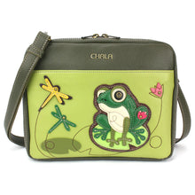 Load image into Gallery viewer, Chala Companion Organizer Xbody Lily Frog/Green
