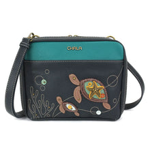 Load image into Gallery viewer, Chala Companion Organizer Xbody Two Turtles/Navy
