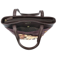 Load image into Gallery viewer, Chala Deluxe Everyday Tote Horses Plum
