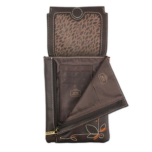 Chala Criss Cellphone Xbody RFID Sunflower Brown