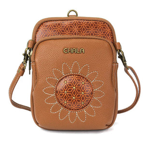 Chala Uni Cell Phone Xbody Sunflower Brown