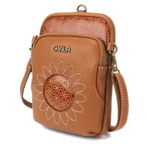 Chala Uni Cell Phone Xbody Sunflower Brown