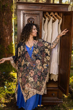 Load image into Gallery viewer, Market of Stars Lionheart Bohemian Goddess Starduster Kimono with botanicals
