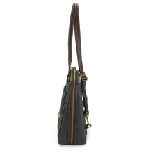 Load image into Gallery viewer, Chala Convertible Backpack Purse Dragonfly Black
