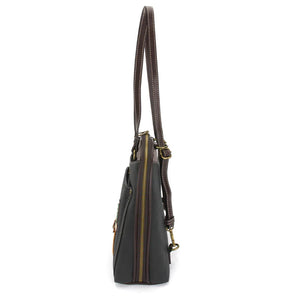 Chala Convertible Backpack Purse Dragonfly Black