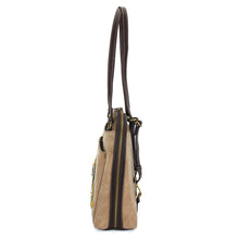 Load image into Gallery viewer, Chala Convertible Backpack Purse Owls Taupe
