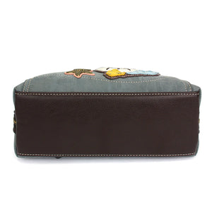 Chala Convertible Backpack Purse Sand Dollar Indigo