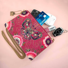 Load image into Gallery viewer, Mary Frances Social Butterfly Beaded Butterfly Mini Crossbody Handbag
