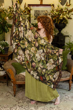 Load image into Gallery viewer, Market of Stars Fleur De Lune Scarf with Floral Print &amp; Bees
