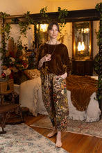 Load image into Gallery viewer, Market of Stars Golden Hour Linen Cropped Artist Pant w/ Floral Print
