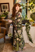 Load image into Gallery viewer, Market of Stars Fleur De Lune Opera Duster Kimono Robe w/ Florals &amp; Bees
