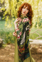 Load image into Gallery viewer, Market of Stars The Daydreamer Scarf with Sleeping Beauty, Roses &amp; Rabbits
