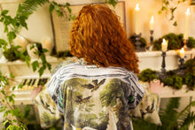 Load image into Gallery viewer, Market of Stars Theatre of Dreams Pixie Duster Cropped Kimono w/ Swan
