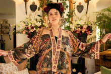 Load image into Gallery viewer, Market of Stars Courage Dear Heart Pixie Duster Crop Kimono w/ Sacred Heart

