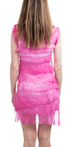 Gigi Moda Sienna Silk Layers Short Dress