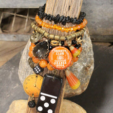 Load image into Gallery viewer, The Primitive Peddler Trick Or Treat Confections Charm'd Bracelet Set
