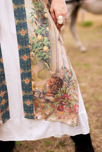 Load image into Gallery viewer, Market of Stars Love Revolution Opera Duster Kimono Robe w/ horse &amp; florals
