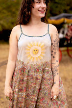 Load image into Gallery viewer, Market of Stars Love Revolution Bohéme Slip Dress w/ Sun, Horse &amp; Florals
