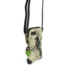 Load image into Gallery viewer, Chala Safari Canvas Cellphone Crossbody Bird Sand
