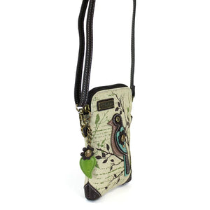 Chala Safari Canvas Cellphone Crossbody Bird Sand