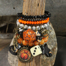 Load image into Gallery viewer, The Primitive Peddler TRICK or TREAT Charm'd Bracelet Set
