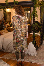 Load image into Gallery viewer, Market of Stars Golden Hour Artist Dress Tunic w/ Pockets &amp; Floral Print
