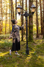 Load image into Gallery viewer, Market of Stars Lionheart Matinée Duster w/ florals &amp; Narnia inspired print
