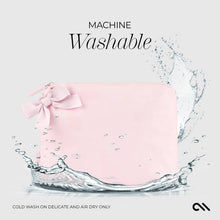 Load image into Gallery viewer, Case-Mate Ballet Pink Bow Crinkle Makeup Bag

