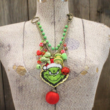 Load image into Gallery viewer, The Primitive Peddler No Scrooge Allowed Charm&#39;d Necklace
