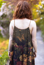 Load image into Gallery viewer, Market of Stars The Messenger Long Maxi Slip Dress w/ Joan of Arc &amp; Florals
