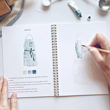 Load image into Gallery viewer, Emily Lex Studio Baking watercolor workbook
