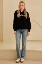 Load image into Gallery viewer, Mello Hooded Halloween Sweater with Jaco O Embroidery
