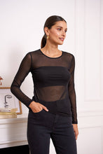 Load image into Gallery viewer, Choklate Paris Stretch Mesh Top
