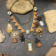 Load image into Gallery viewer, The Primitive Peddler TRICK or TREAT Charm'd Necklace
