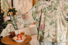 Load image into Gallery viewer, Market of Stars Fleur De Soleil Pixie Crop Kimono w/ Florals &amp; Butterfly

