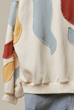 Load image into Gallery viewer, Mello Abstract Patch Hoodie with Kangaroo Pocket
