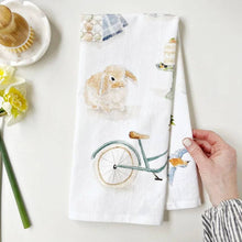 Load image into Gallery viewer, Emily Lex Studio Springtime cotton flour sack tea towel
