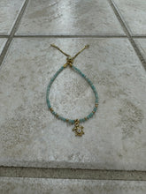 Load image into Gallery viewer, Aqua Geo Turtle Bracelet
