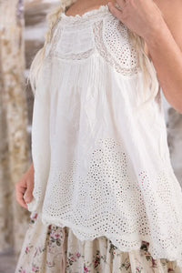 Magnolia Pearl Eyelet Clementine Tank