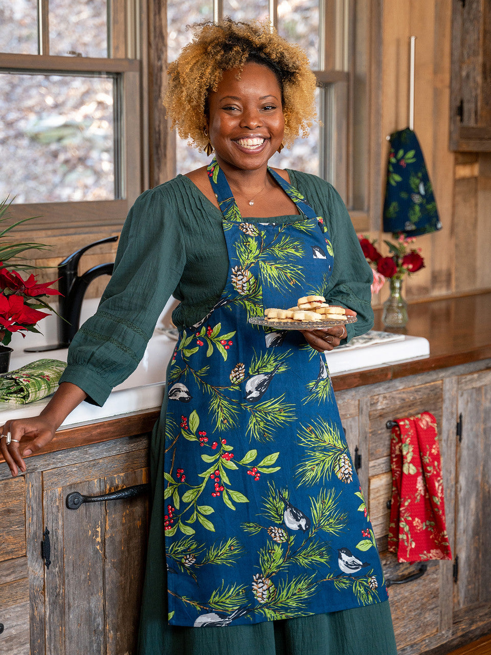 April Cornell Chickadee Chef Apron