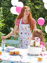 Load image into Gallery viewer, April Cornell Happy Birthday Watercolor Chef Apron
