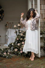 Load image into Gallery viewer, Market Of Stars Peace Wine &amp; Sunshine Cropped Kimono
