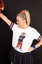 Load image into Gallery viewer, Brianna Cannon Aubie Sparkle Logo T-Shirt
