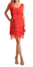 Load image into Gallery viewer, Gigi Moda Sienna Silk Layers Short Dress
